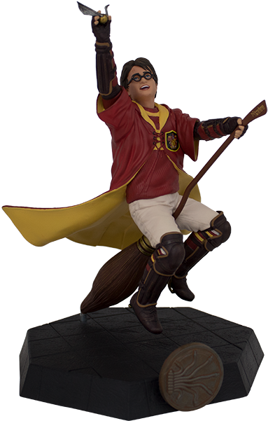 Harry Potter In Quidditch Uniform Pvc Figure - Quidditch (600x600), Png Download
