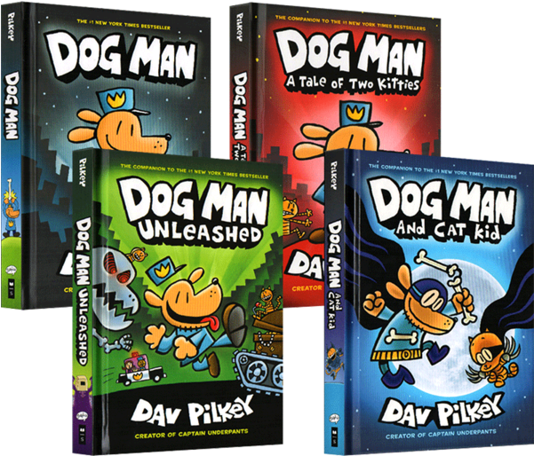 Spot Genuine Dog Man 4 Hardcover English Original Detective - Dogman Book (600x600), Png Download
