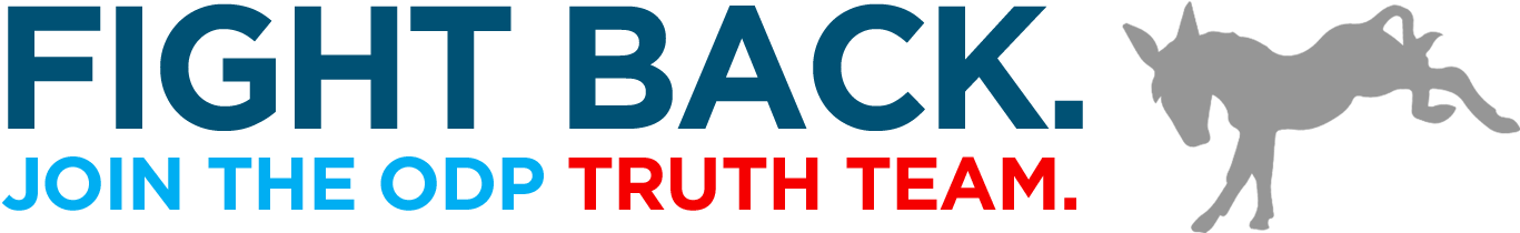 Join The Odp Truth Team - Democratic Party Graphics (1498x317), Png Download