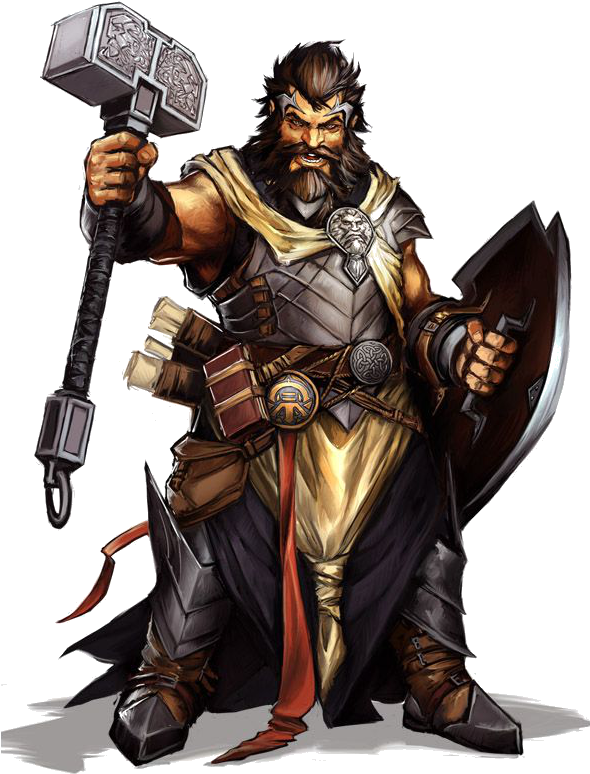 Dwarven Cleric Of Dumathoin (589x792), Png Download