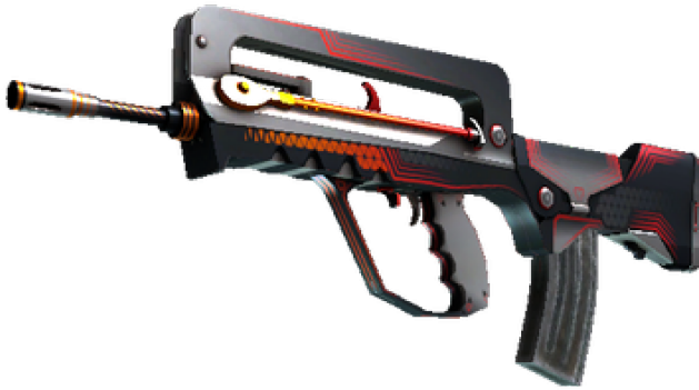 Drawn Sniper Cs Go - Cs Go Famas Valence (640x480), Png Download