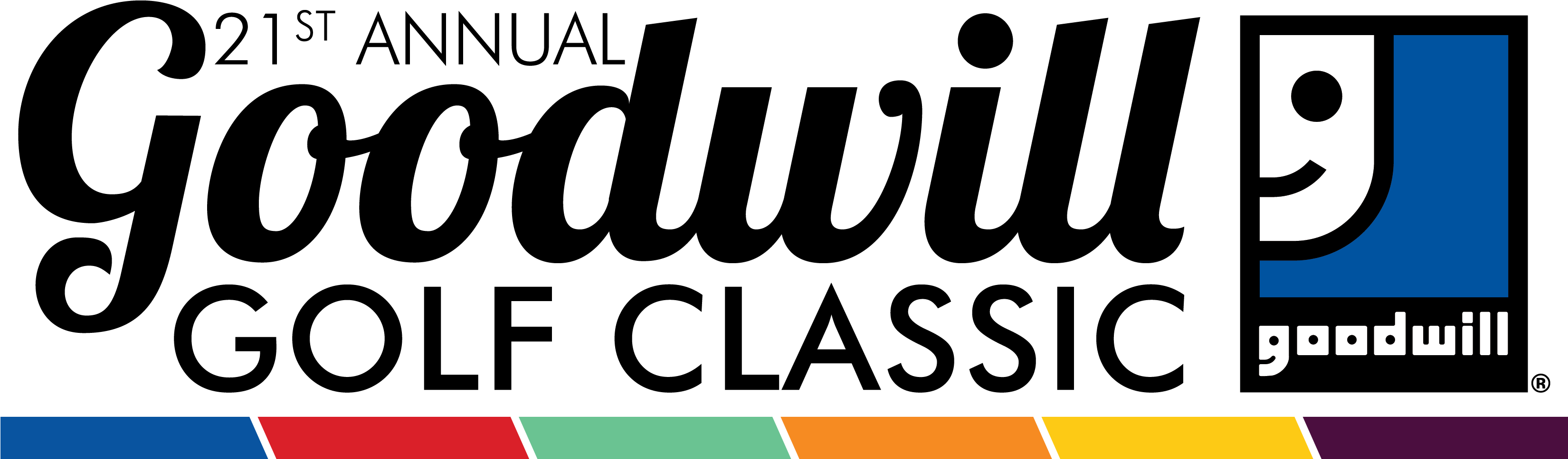 21stanniversary Goodwillgolfclassic Logo 2019 Full - Goodwill Industries (3300x1010), Png Download
