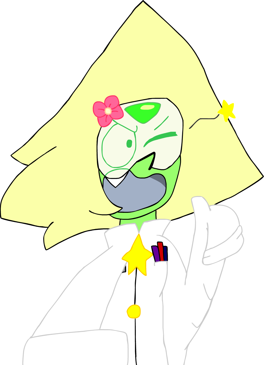 Peridot Xj9 - Cartoon (1022x1413), Png Download