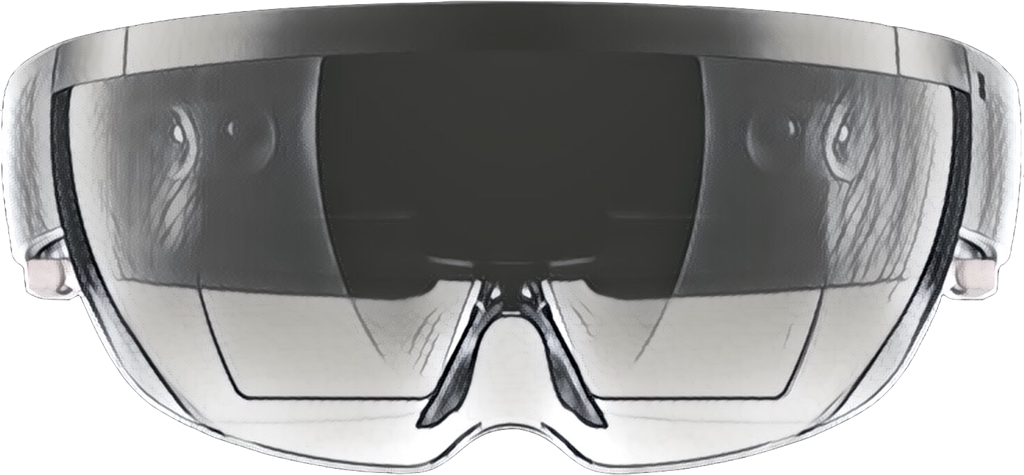 Roar Microsoft Hololens Augmented Reality - Reflection (1488x888), Png Download