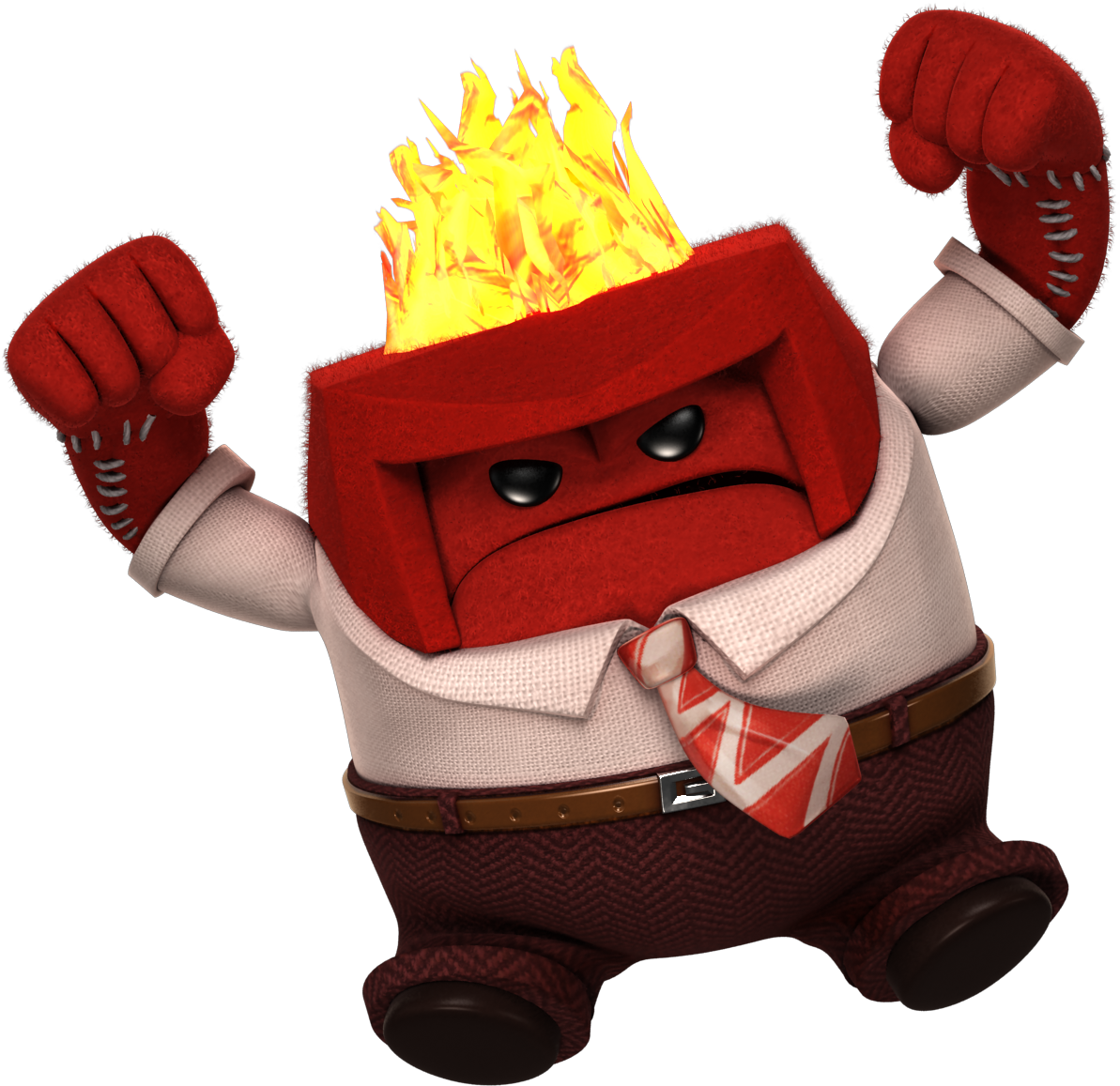 Inside Out Coming To Littlebigplanet - Stuffed Toy (1024x1024), Png Download