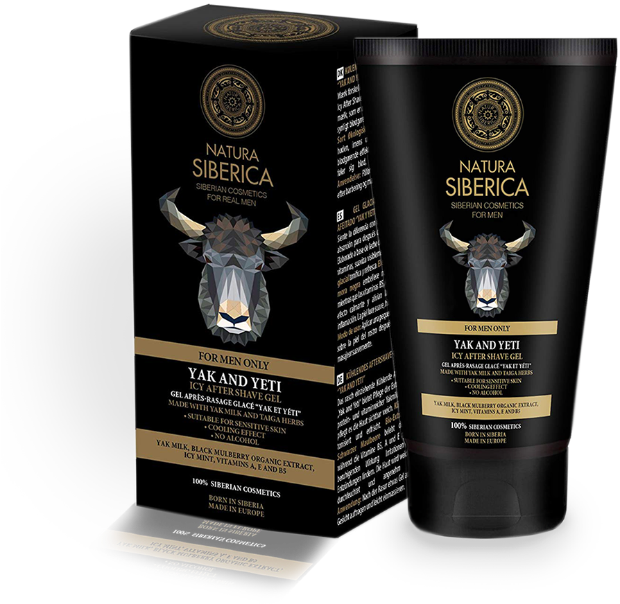 "yak And Yeti" Icy Aftershave Gel - Natura Siberica After Shave (1000x1000), Png Download