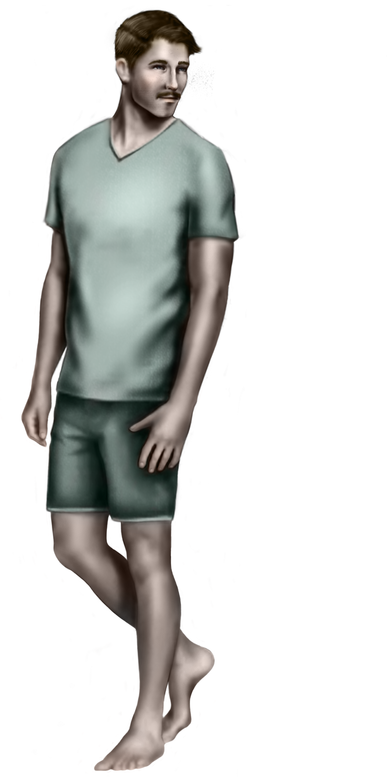 2d, Character, Digital - Standing (2480x3508), Png Download