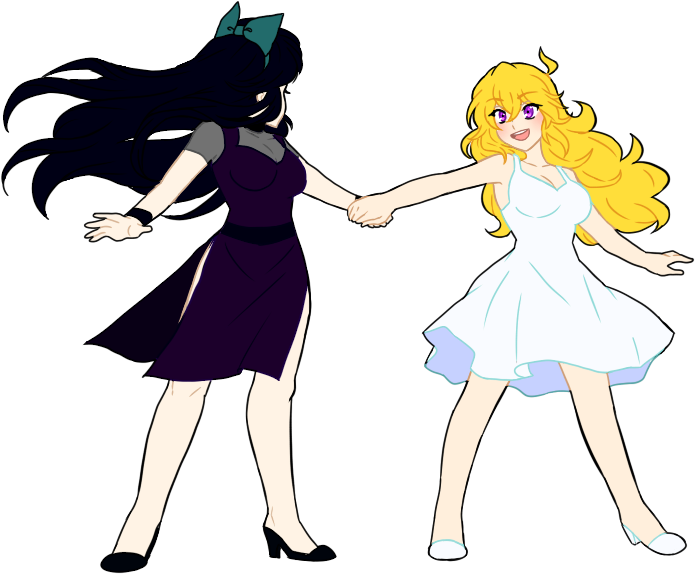 It's Springtime And The Bees Are Out Rwby Fanart, Rwby - Cartoon (865x590), Png Download