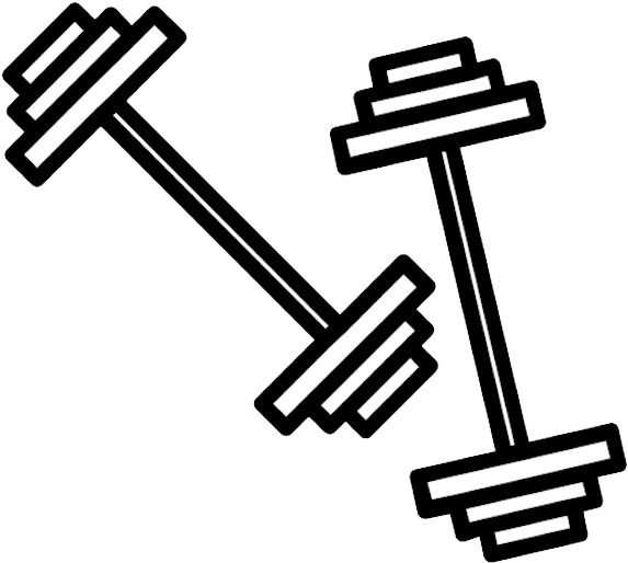 Cedar Street Barbell - Icon (838x774), Png Download