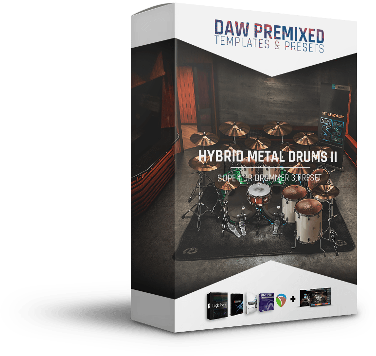 Hybrid Metal Drums Ii - Progressive Metal (875x875), Png Download