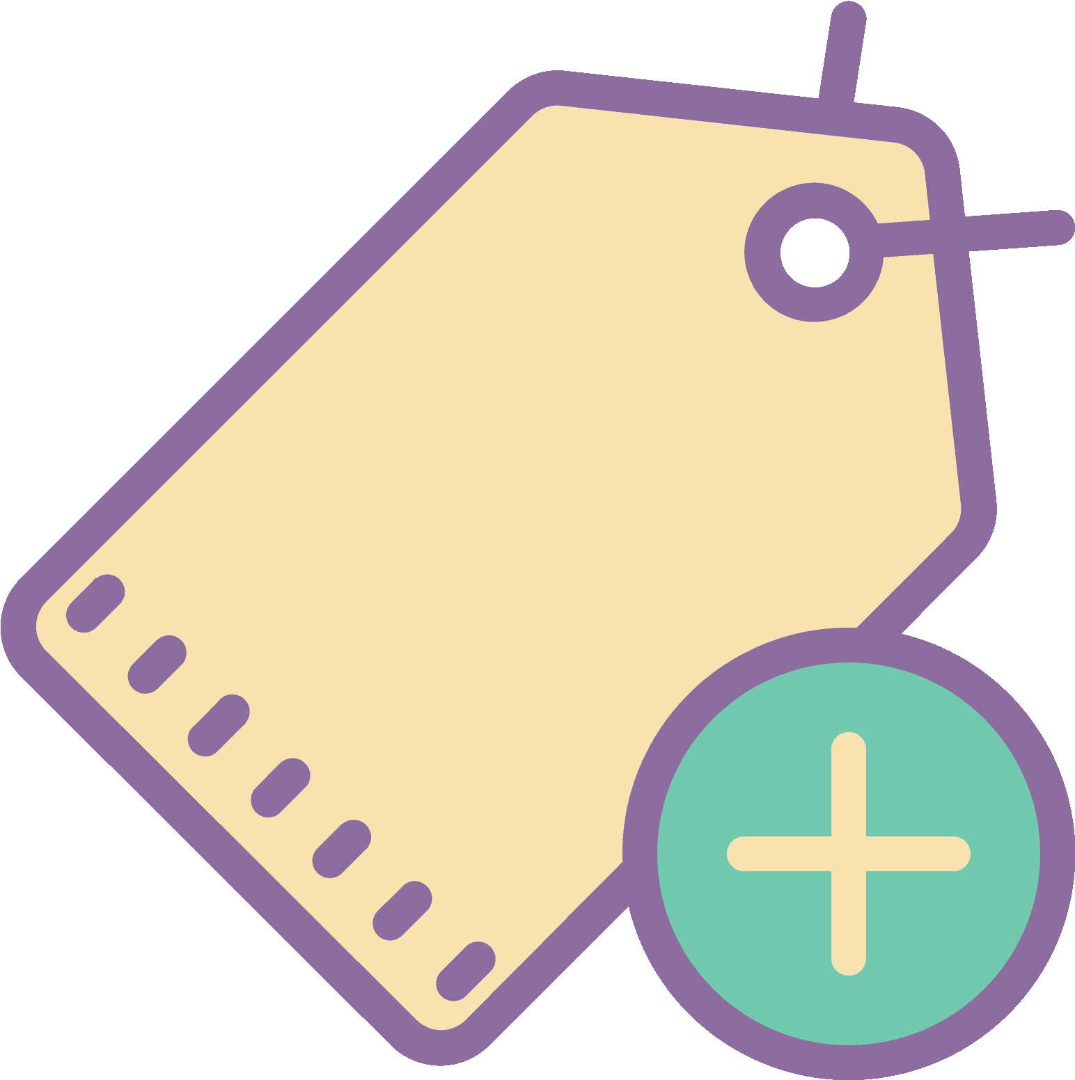 Add Tag Icon - Transparent Price Clipart (1600x1600), Png Download