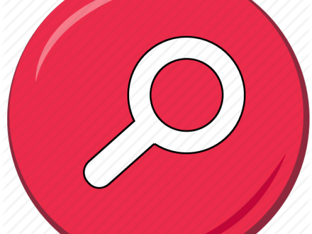 Search Button Clipart Symbol - Circle (640x480), Png Download