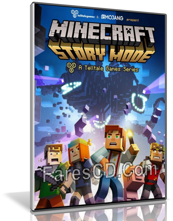 Minecraft Story Mode Poster (583x744), Png Download