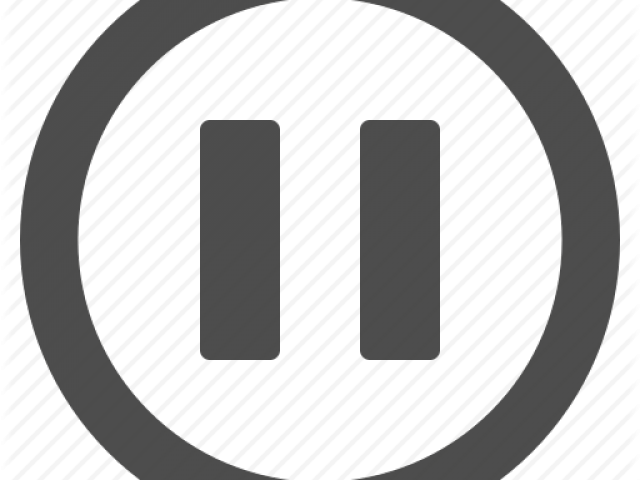 Search Button Clipart Transparent - Transparent Pause Button (640x480), Png Download