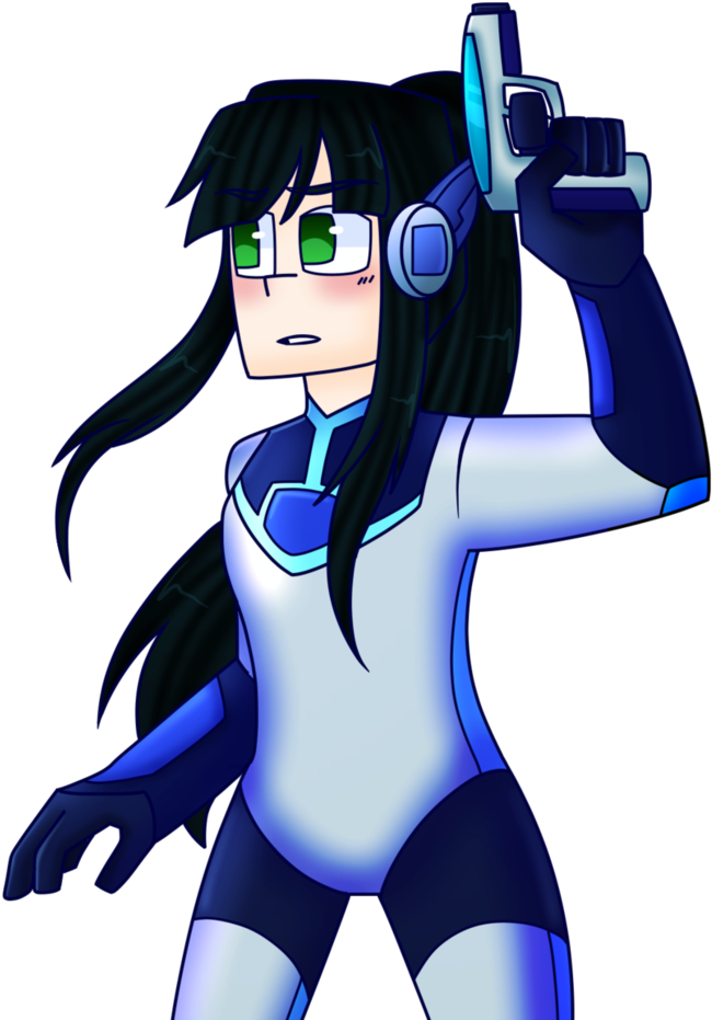 Jesse In Space2 By Prettyxthexartist Minecraft Stuff, - Cartoon (827x966), Png Download