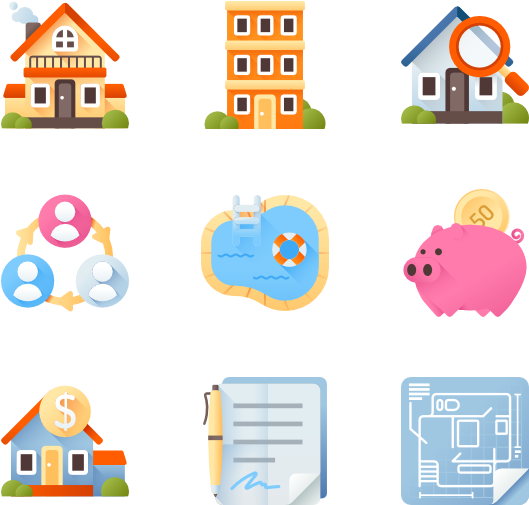 Real Estate (600x564), Png Download