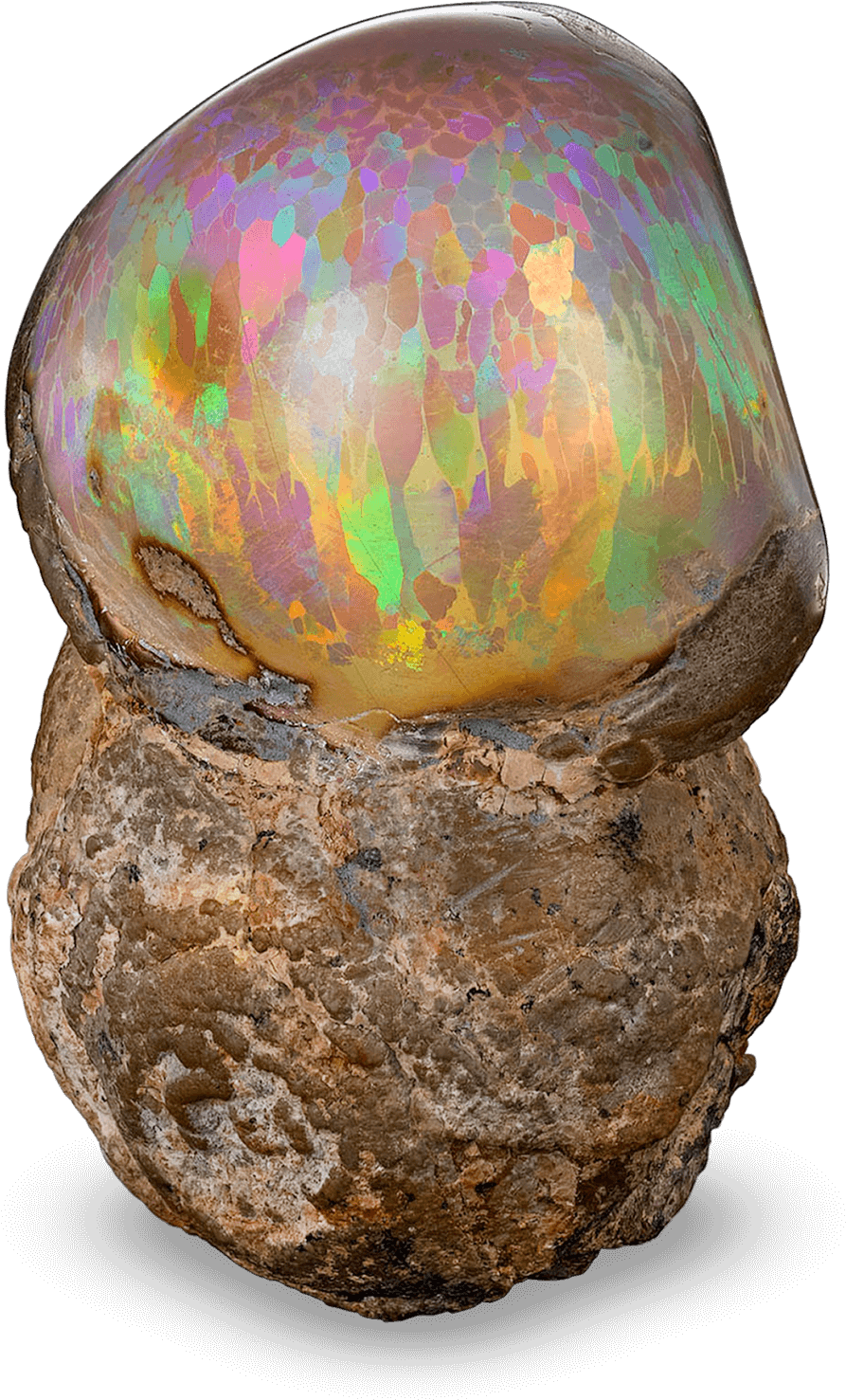 Ethiopian Mezezo Chocolate Opal Specimen - Chocolate Opal (1750x1750), Png Download