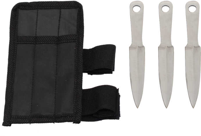 3 Pc - Throwing Knife (800x800), Png Download