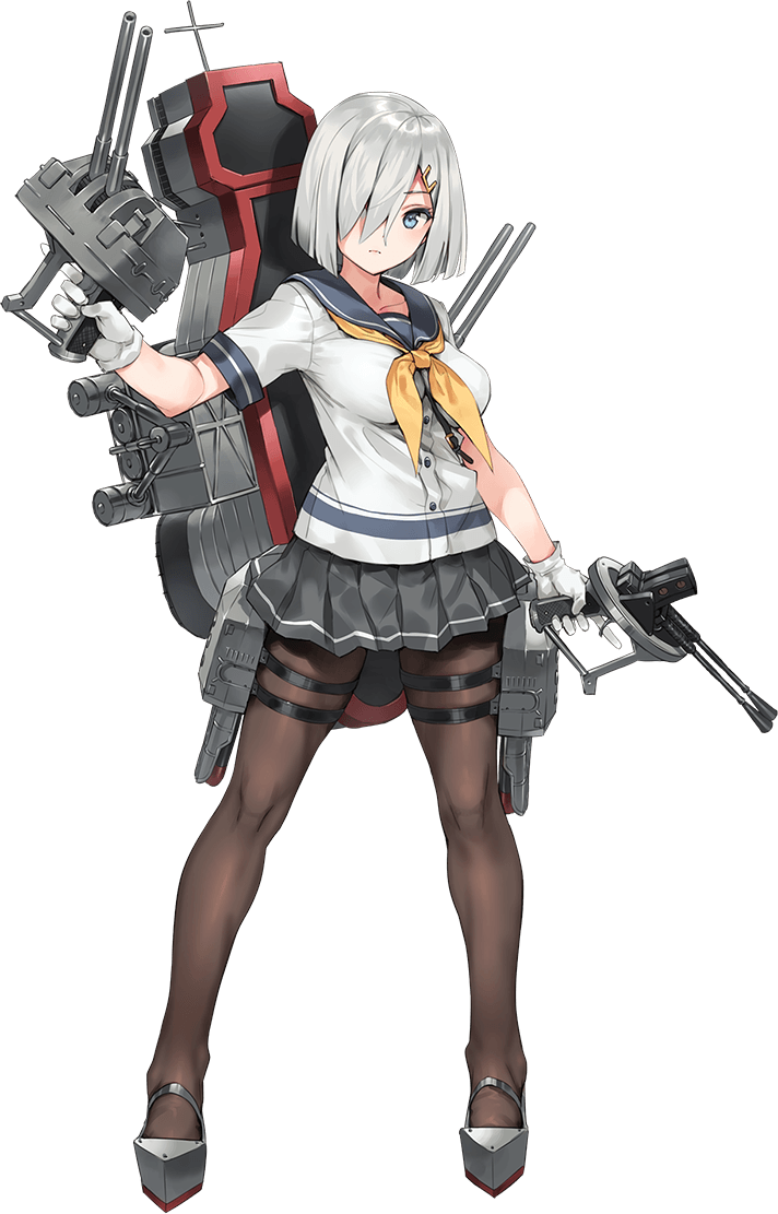 Hamakaze/gallery Kancolle Wiki Fandom Powered By Wikia - Hamakaze Kai B (712x1111), Png Download