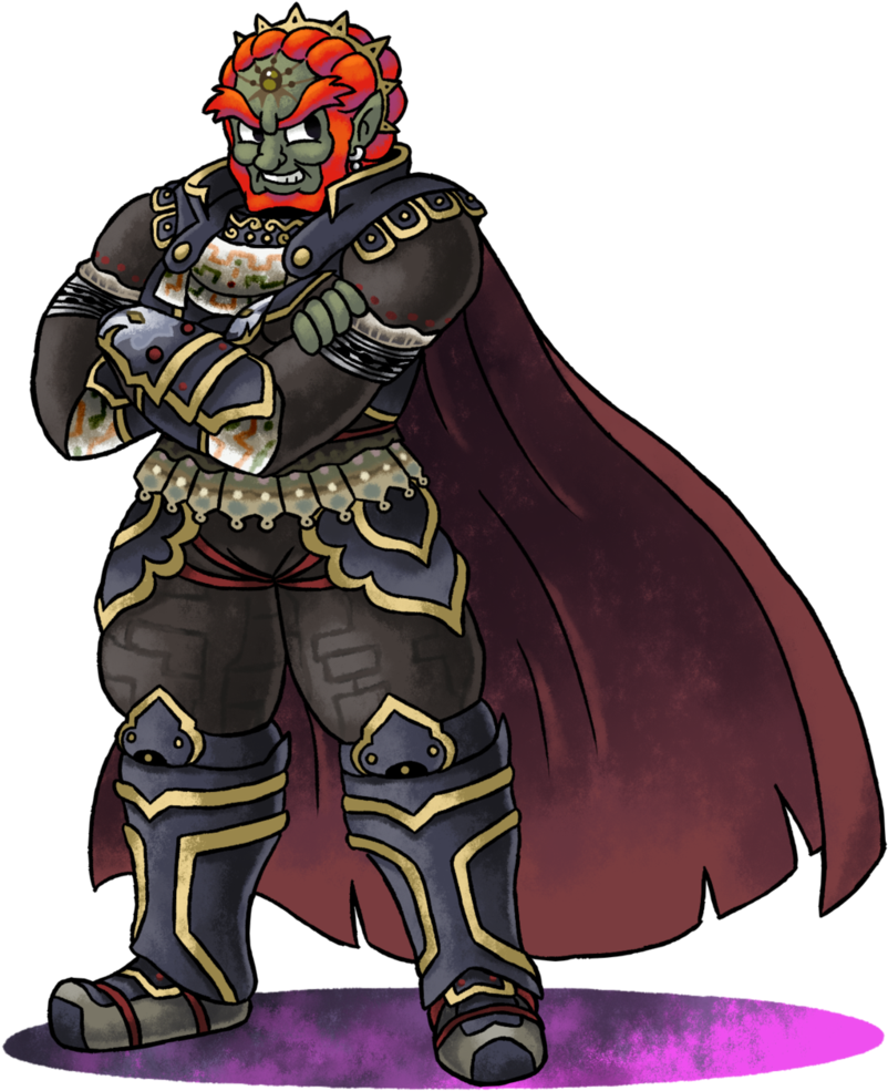 Mario Luigi Rpg Style By Mast R - Super Mario Smash Bros Ultimate Ganondorf (803x996), Png Download