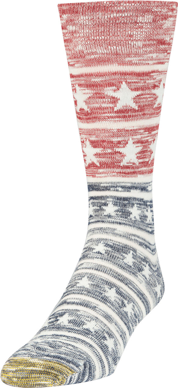 Gold Toe Men's Stars And Stripes Crew Pair (1400x1400), Png Download