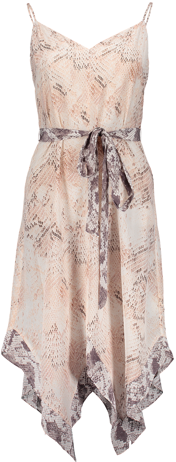 Azalea Scarf Dress Blush Multi - Cocktail Dress (1280x1920), Png Download