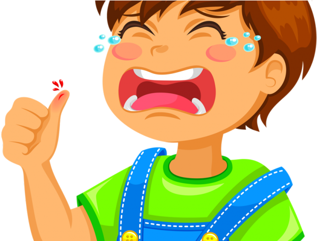 Wound Clipart Hurt Kid - Niño Llorando Png (640x480), Png Download