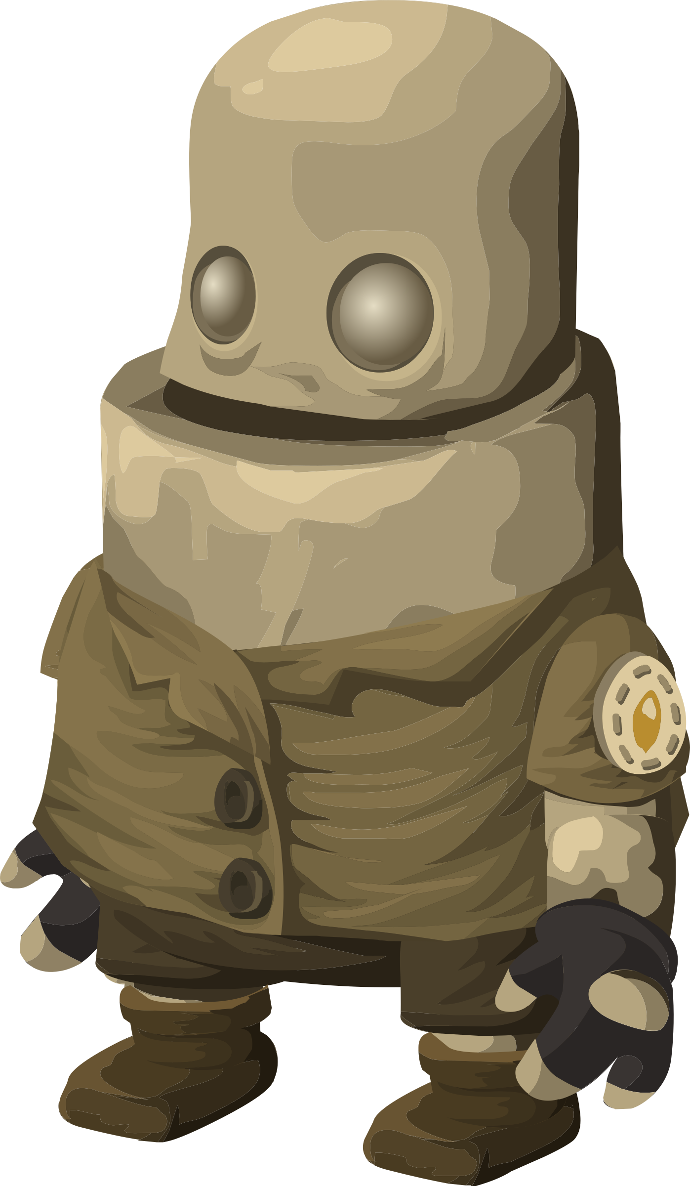 This Free Icons Png Design Of Inhabitants Npc Fox Ranger (1397x2400), Png Download