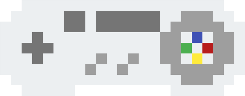 Snes Controller - Cloud Pixel Art Simple (1184x1184), Png Download