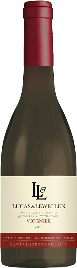 Lucas & Lewellen Viognier - Glass Bottle (363x1000), Png Download
