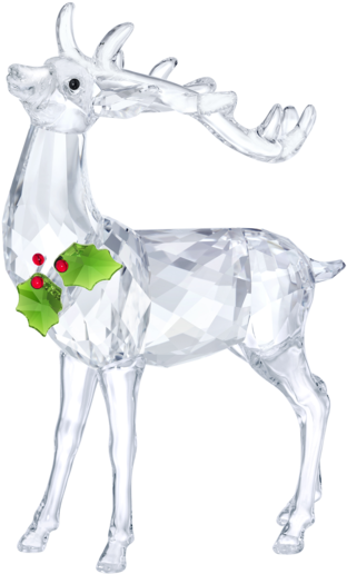 Home / Christmas Stag - 5403311 Swarovski (600x600), Png Download
