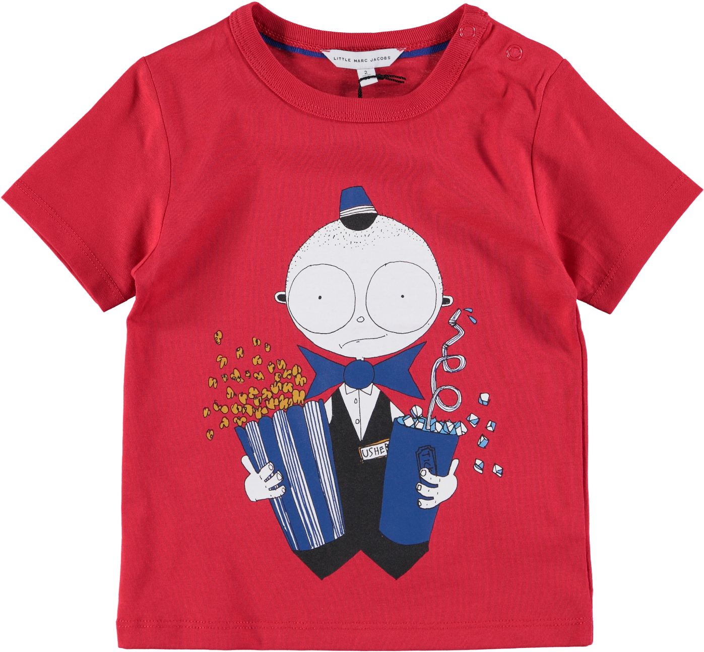 Picture Of Babies Cinema Usher T-shirt Red (1400x1400), Png Download