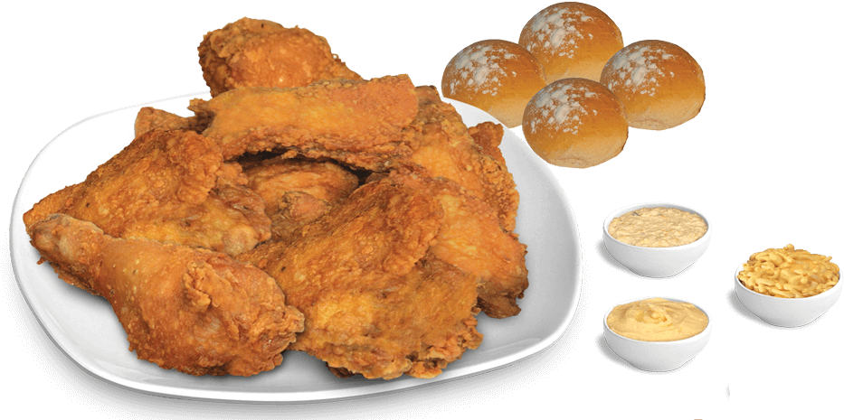 Fried Chicken - Monkey Bread (1000x480), Png Download