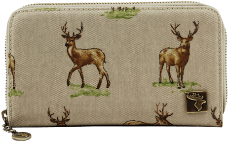 Stag Beige Purse - Elk (619x660), Png Download