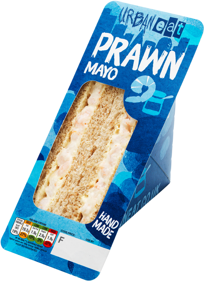Prawn Mayonnaise Sandwich - Prawn And Mayo Sandwich Png (775x1024), Png Download