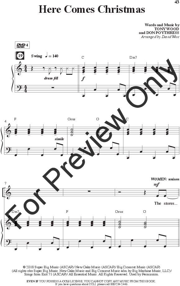 Merry Christmas To You Thumbnail - Sheet Music (816x1056), Png Download