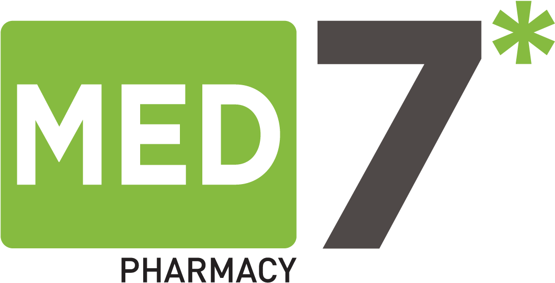 Med 7 Pharmacy - Sign (1250x1250), Png Download