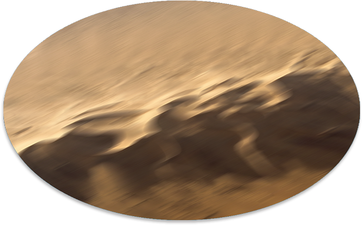 Desert In Motion Blur - Circle (760x478), Png Download