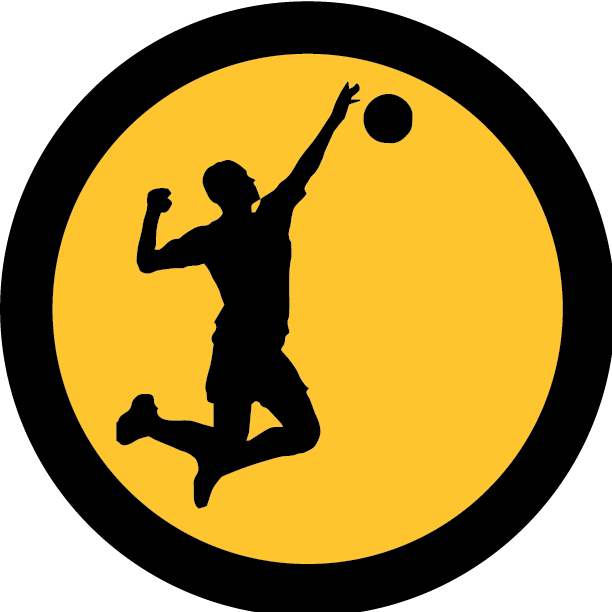 My Vibe - Volleyball - Volleyball Silhouette (612x612), Png Download