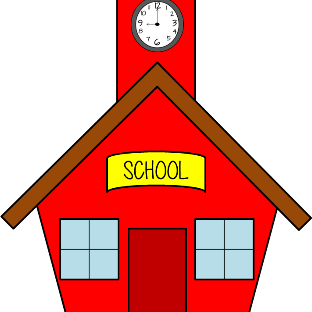 School House Clip Art Back To School Free Owls And - School Clip Art Transparent (1024x1024), Png Download