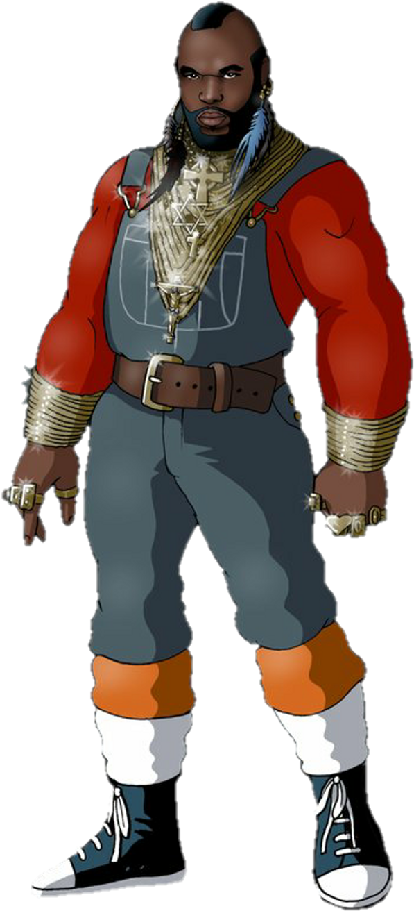 Mr - T Sticker - Action Figure (1024x1446), Png Download