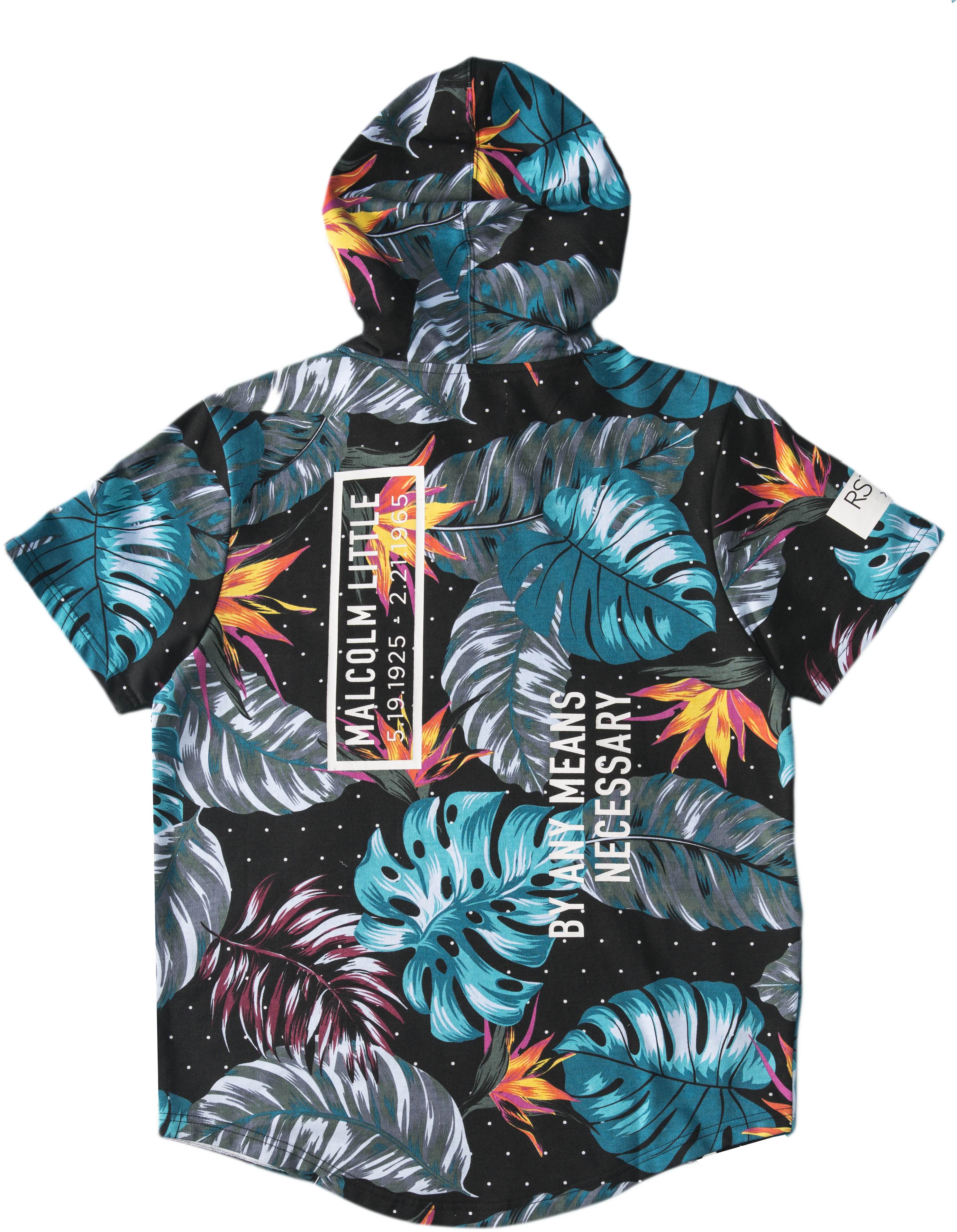 Floral Print Pullover Hoodie (3060x3912), Png Download