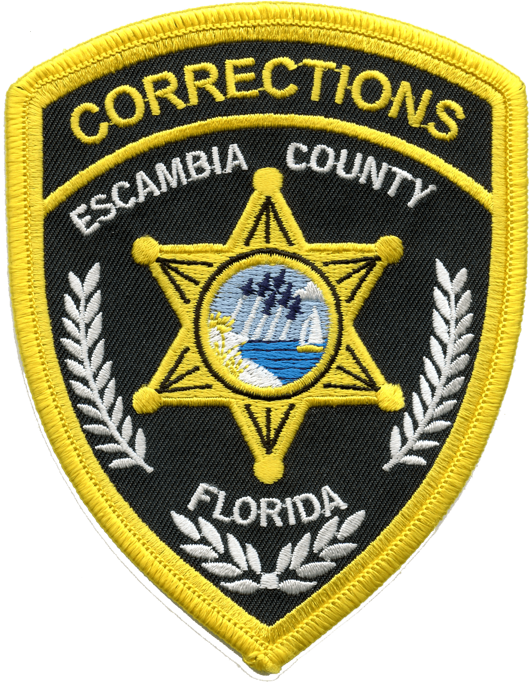 Escambia County Sheriff Badge (1092x1467), Png Download