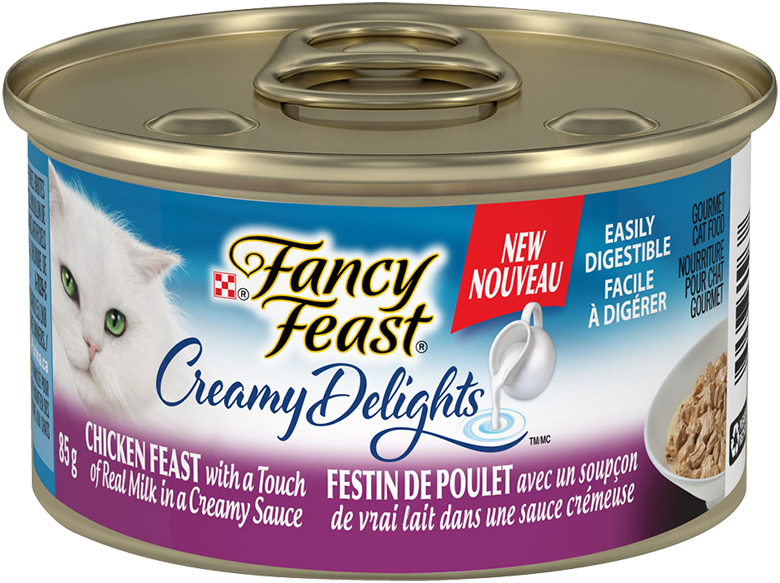 Purina® Fancy Feast® Creamy Delights™ Chicken Feast - Convenience Food (780x583), Png Download