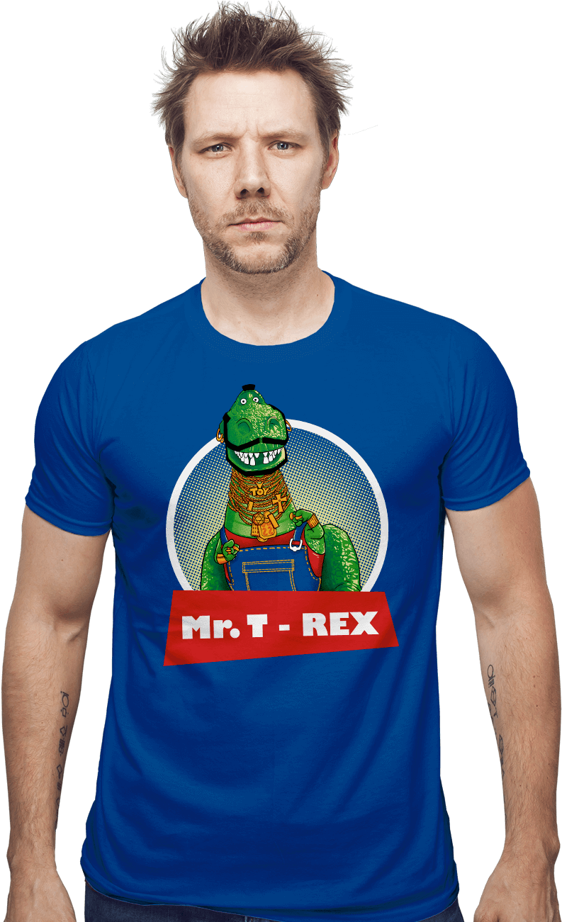 Mr - T-rex - T-shirt (930x1300), Png Download