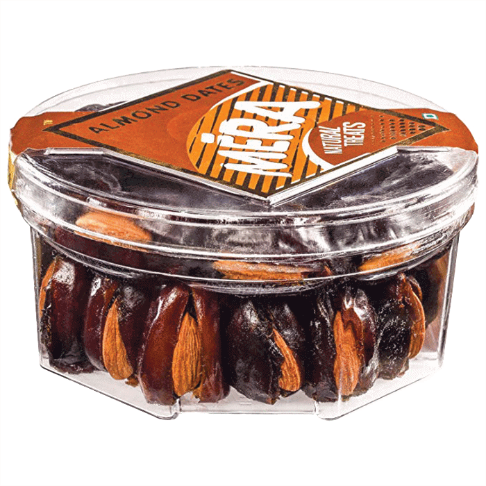 Mera Natural Treats Almond Dates - Date Palm (700x700), Png Download