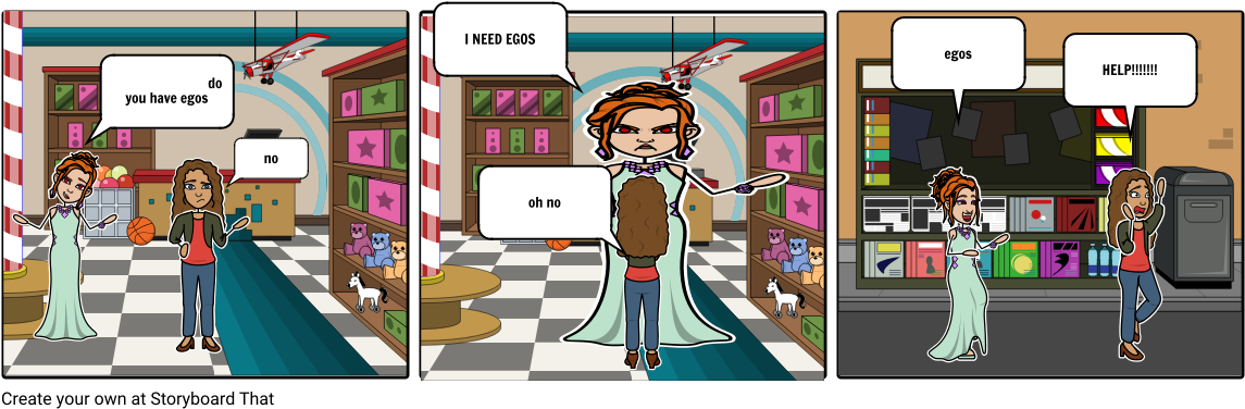 Crazy Egos Person - Cartoon (1164x385), Png Download