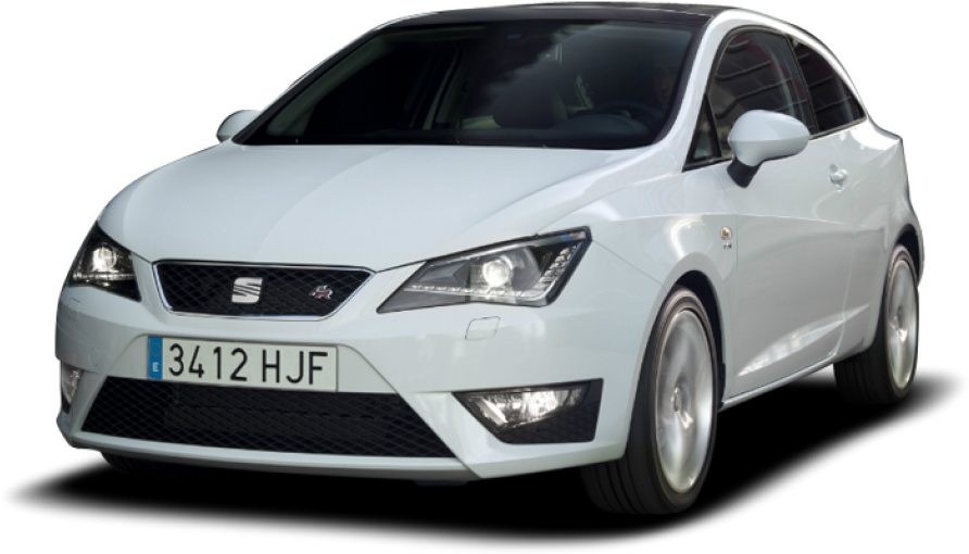 Seat Ibiza Png - Seat Ibiza 2012 Weiß (1020x650), Png Download