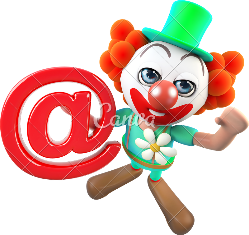 D Funny Clown - Clown (800x756), Png Download