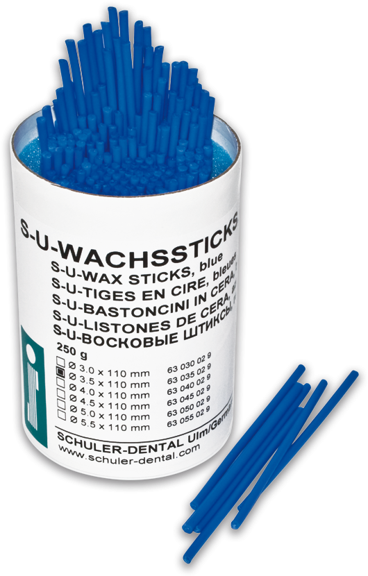 S U Wax Sticks, Blue Extra Hard - Brush (1208x836), Png Download